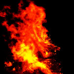 Osterfeuer beim Edenlehen
