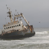 One of the more recent wrecks along the Skeleton Coast
