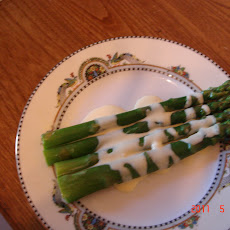 Oven Roasted Asparagus with Mascarpone Hollandaise