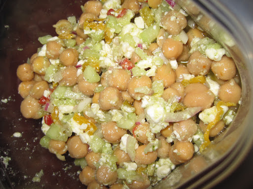 Michael Natkin's Chickpea Salad - made by Andrew Dornenburg.