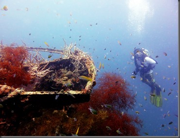 coron phillippines wreck diving remote sailboat 4