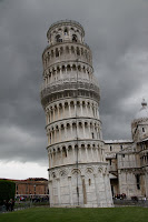 Leaning tower, ominus sky