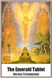 Cover of Hermes Trismegistus's Book The Emerald Tablet Of Hermes Multiple Translations