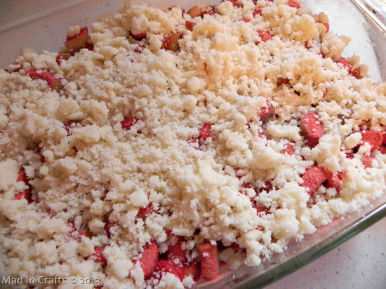 sprinkle streusel on top