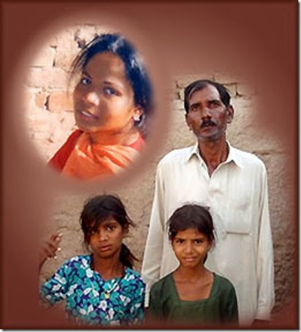 Asia Bibi, Ashiq Masih - husband & children Asia Bibi, Ashiq Masih - husband & children