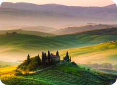 honeymoon in Tuscany