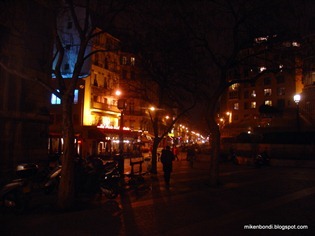 on the street on the street