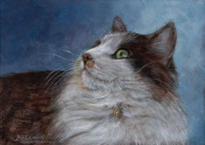 And here is Delia's rendering of the lovely Miss Kitty! And here is Delia's rendering of the lovely Miss Kitty!