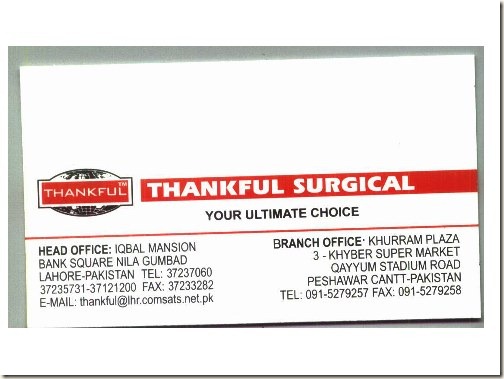 thankful surgical