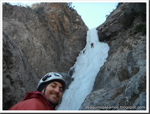 Cascada de Hielo de La Sarra 250m WI4 85º (Valle de Pineta, Pirineos) (Pep) 3306 Cascada de Hielo de La Sarra 250m WI4 85º (Valle de Pineta, Pirineos) (Pep) 3306