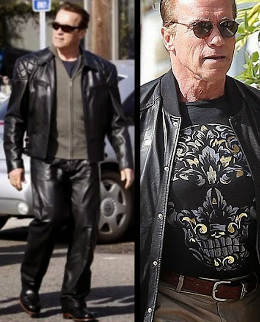 Arnold Is Back In Costume On The Set Of TERMINATOR