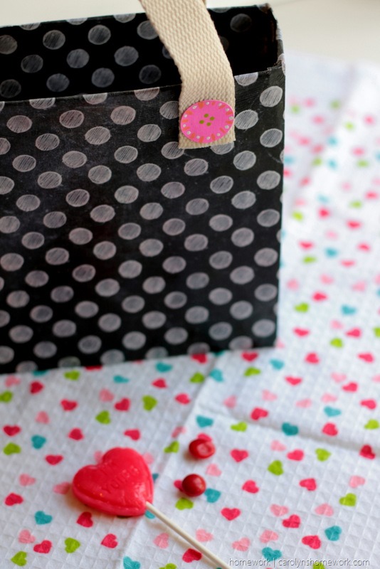 Cereal Box Purse - Valentine's Day Child Tote via homework (3)