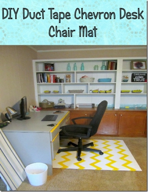 Chevron Chair Mat DIY