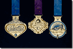 2014 Princess Half Marathon Medals