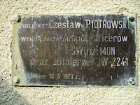 Gozdowice -Pomnik Sapera (odsłonięty dla uczczenia pamięci saperów poległych w pierwszym dniu forsowania Odry -16 kwietnia 1945 r.)