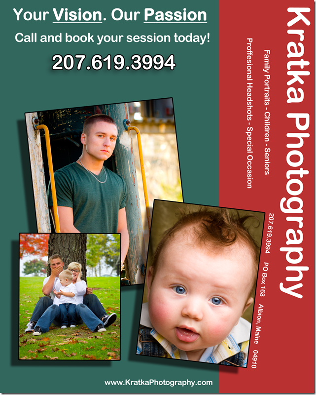 Kratka Photography Flyer