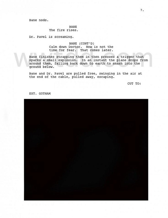 The Dark Knight Rises script page 06