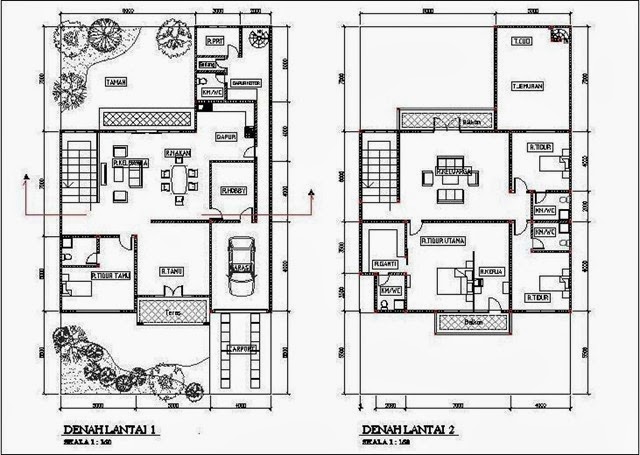 desain rumah minimalis modern 2 lantai 2013