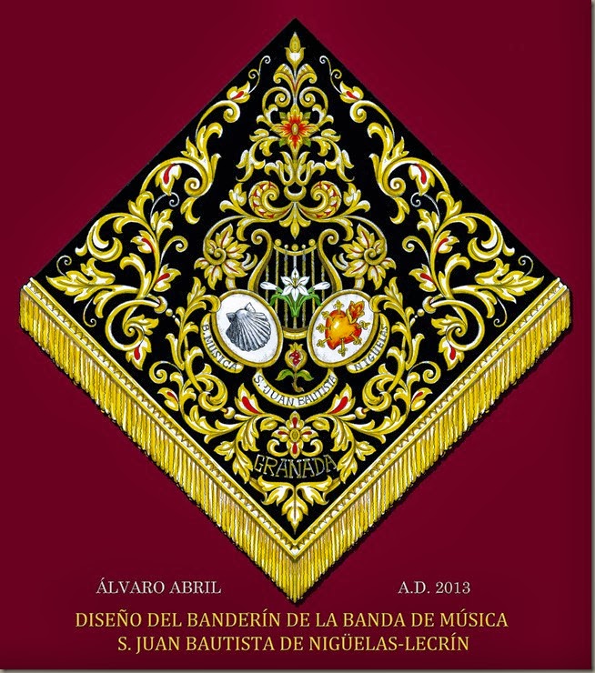 DISEÑO BANDERIN BANDA DE MUSICA LECRIN NIGÜELAS GRANADA ALVARO ABRIL VELA 2013 DISEÑO BANDERIN BANDA DE MUSICA LECRIN NIGÜELAS GRANADA ALVARO ABRIL VELA 2013