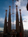 Towers of the Passion Fa�ade, Sagrada Familia