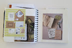 A look at Rosma's inspiration and planning notebook, showing swipe from previous stories in our magazine. She liked the DIY elements of Jen and Joshua's invites, and the illustrated maps we showed in our calligraphy story.