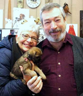 Delighted with their new BT puppy, "Lucy".
Keenan and Patti from Northern Wisconsin