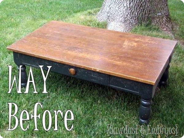 Stained Gradient Coffee Table {Feature Friday: Freakin' Fabulous Stained Gradient Coffee Table {Feature Friday: Freakin' Fabulous Furniture} - Stained Gradient Coffee Table {Feature Friday: Freakin' Fabulous