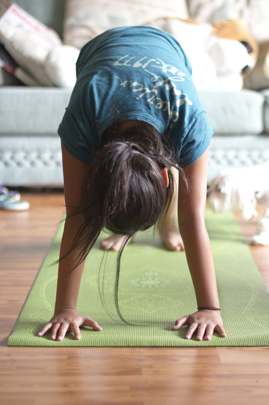 T's yoga session in the morn T's yoga session in the morn