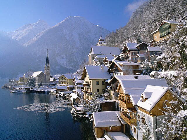 Europe : Eine Kliene stadt von Austria(Hallstatt Village).