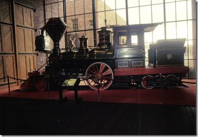 CP Huntington at the California State Railroad Museum in Sacramento, California in March 1992