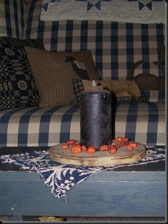 candle, loveseat