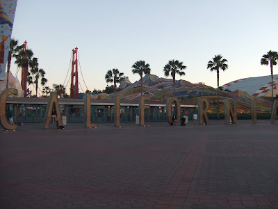 Dusk at California Adventure