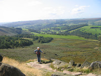 Admiring the view - Baslow Edge Derbyshire