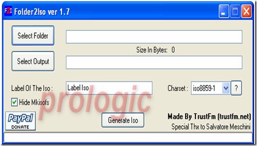 Folder2Iso - prologic