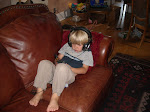 Cruz watching Sesame Street on the iPod. (September 2008)
