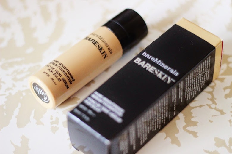 bare minerals bareskin foundation bare buff 10 swatch review