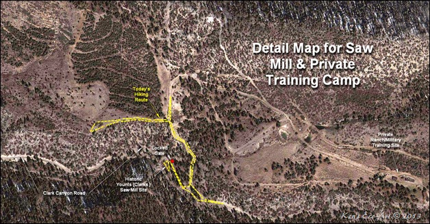 MAP-Clark Road Hike