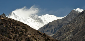 Cho Oyu (one of the fourteen 8000m peak). Taken on the trek between Dole & Machermo