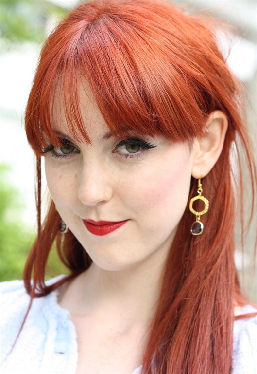 Gold Framed Stone Drop Earrings, £15, Bohemian Rose Vintage Gold Framed Stone Drop Earrings, £15, Bohemian Rose Vintage