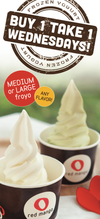 EDnything_Red Mango Buy 1 Take 1 Wednesdays EDnything_Red Mango Buy 1 Take 1 Wednesdays