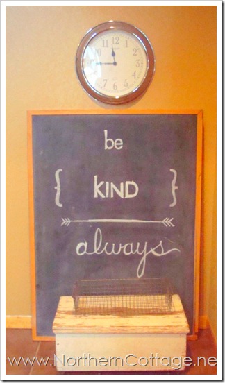kindness chalkboard@NorthernCottage.net