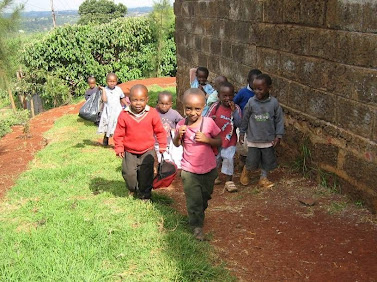 Nairobi, Kenya: Orphans of HIV/AIDS photographed by Marguerite Hanley during her internship in Kenya. Photo credit: Marguerite Hanley