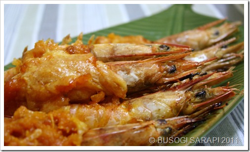 BAKED STUFFED PRAWNS© BUSOG! SARAP! 2011 BAKED STUFFED PRAWNS© BUSOG! SARAP! 2011