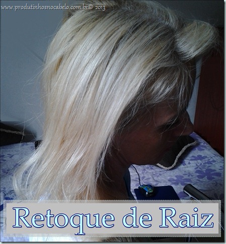 Meu retoque da raíz com tintura. retoque da raiz com tintura.
