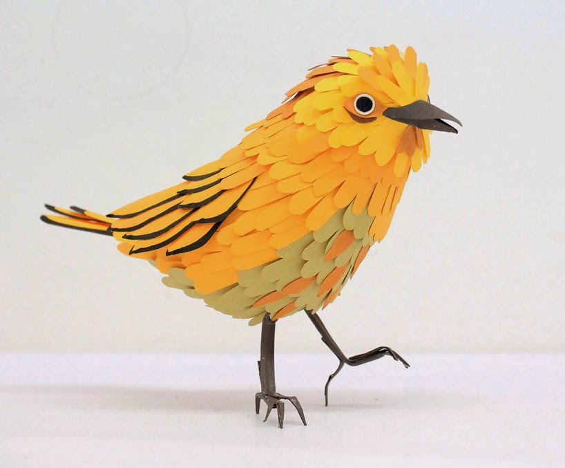 Фантастические бумажные птицы Дианы Белтран Эррера (10 фото) | Картинка №8