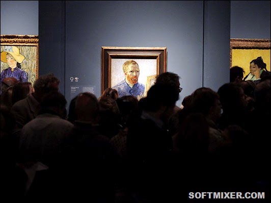 APTOPIX BRITAIN ART VAN GOGH