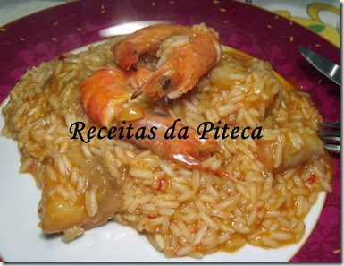 Arroz de tamboril-empratado Arroz de tamboril-empratado