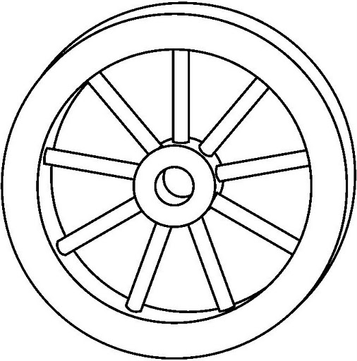 420 Unicorn Coloring Page Wheel for Kids