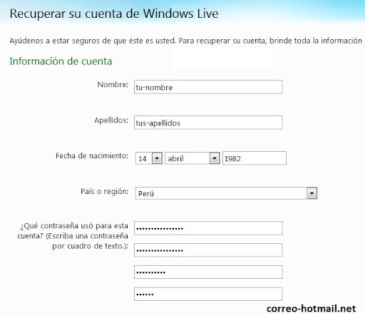 Como recuperar Hotmail