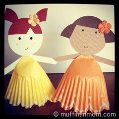 cupcake liner paper doll 06 cupcake liner paper doll 06